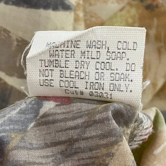 Vintage Tori Richard Cotton Tropical Print Short Sleeve Button Down Shirt - Picture 6 of 8